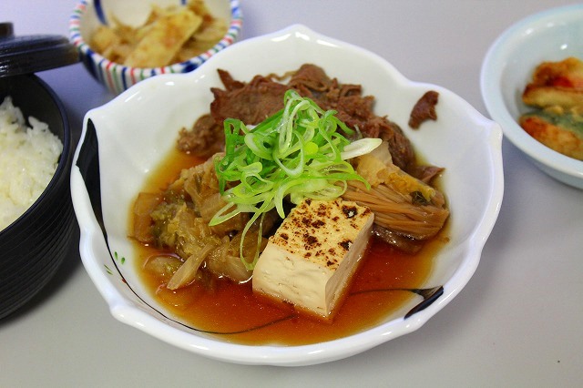 牛肉のすき焼き風煮