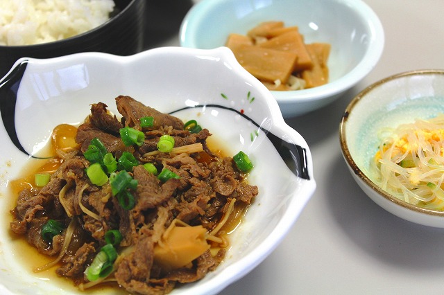 牛肉の時雨煮