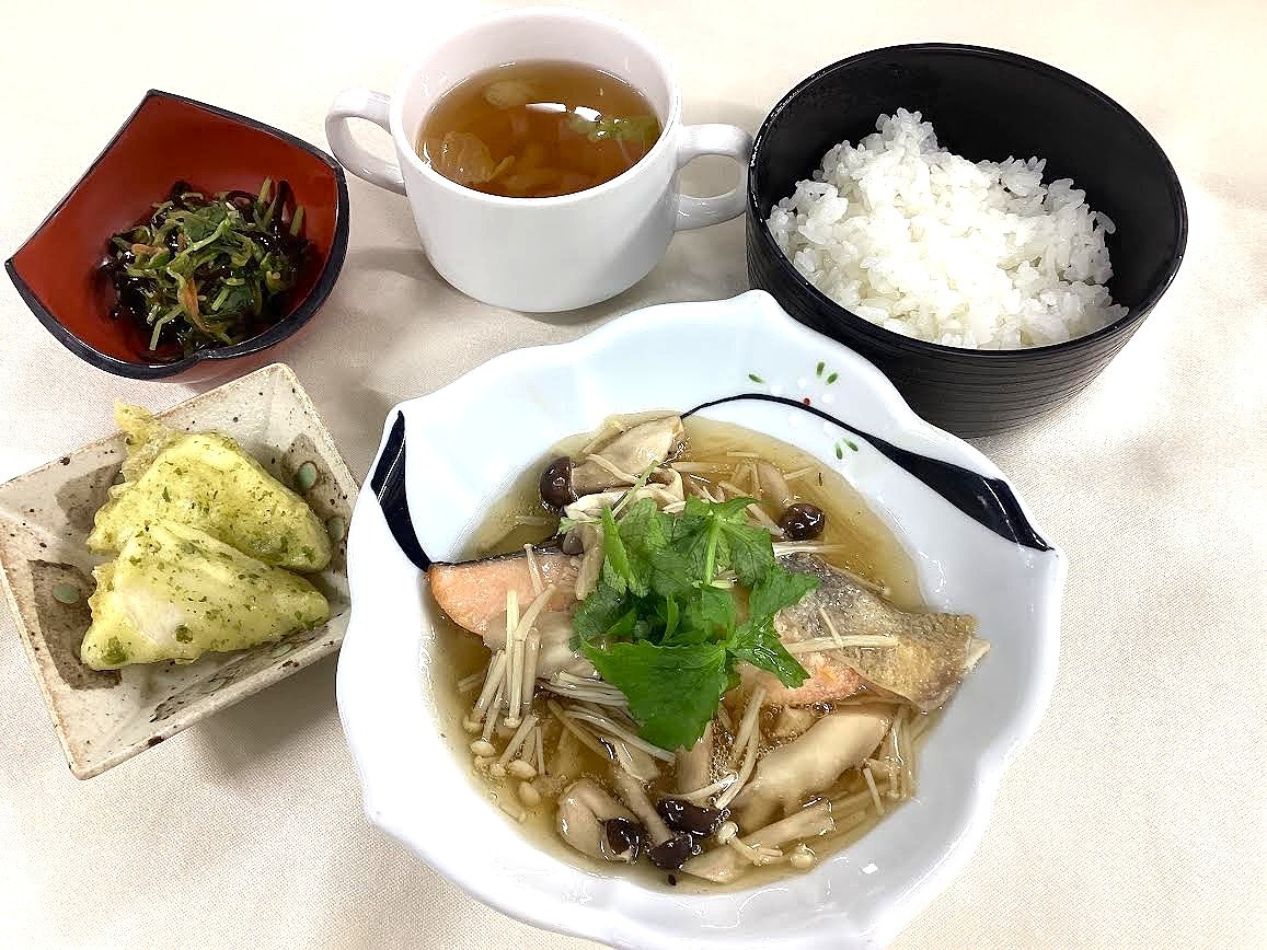 鮭のキノコあんかけ