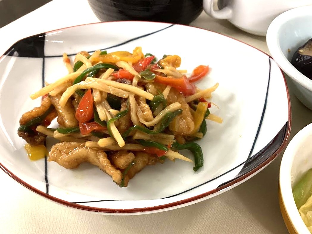 メカジキの青椒肉絲