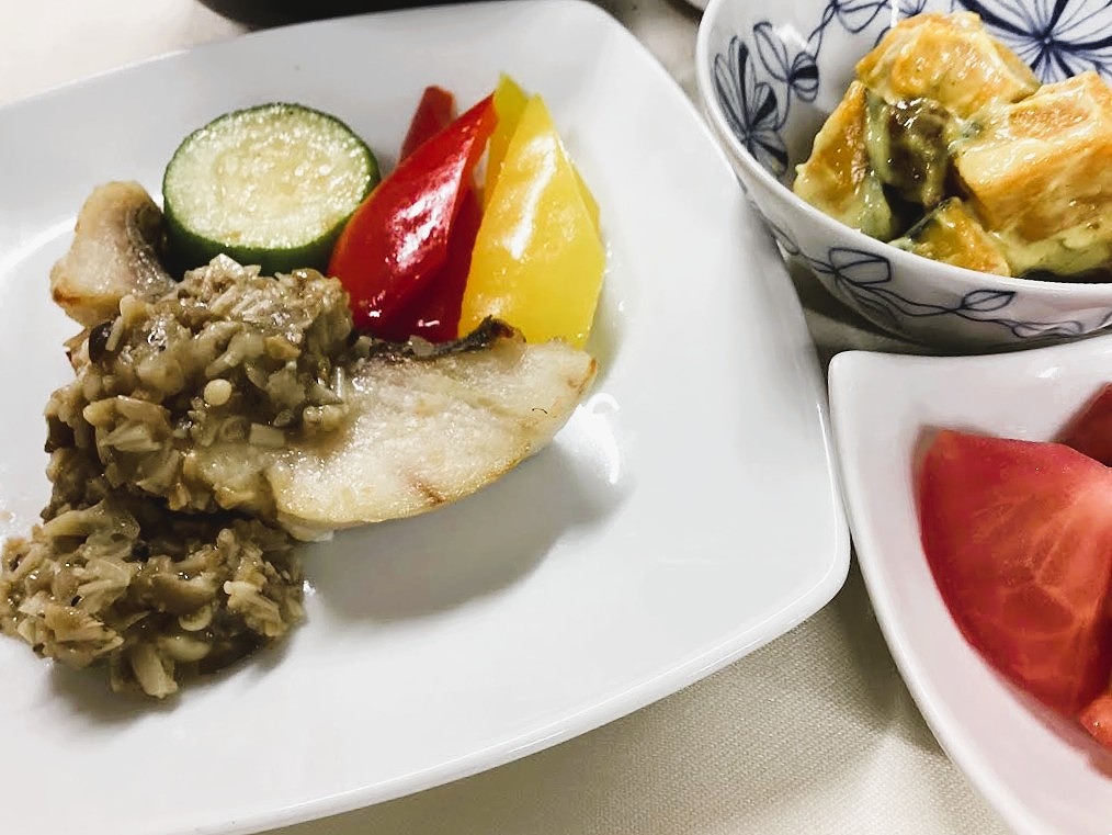 鯛のデュクセルソース