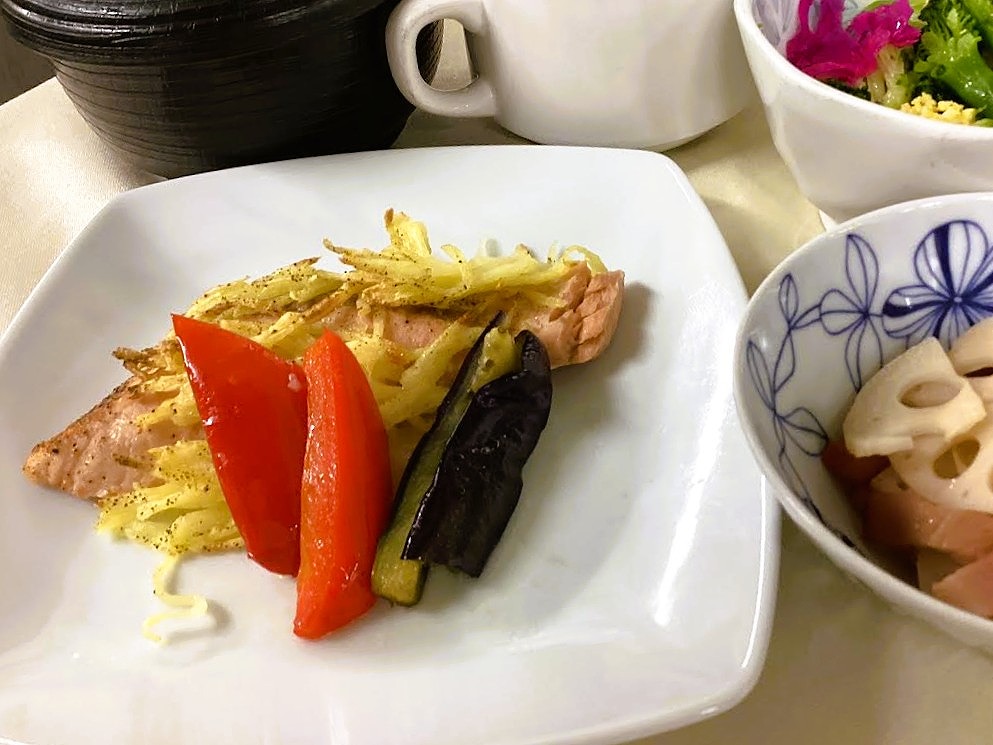 鮭のポテト包み焼き