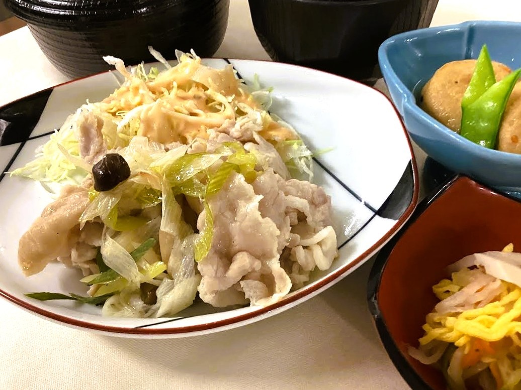 豚肉のネギ塩焼き