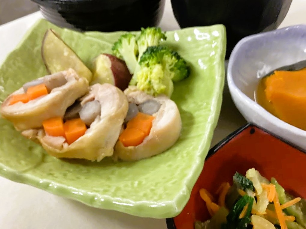 鶏肉の八幡巻き