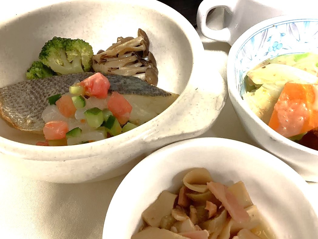 スズキのラビコットソース