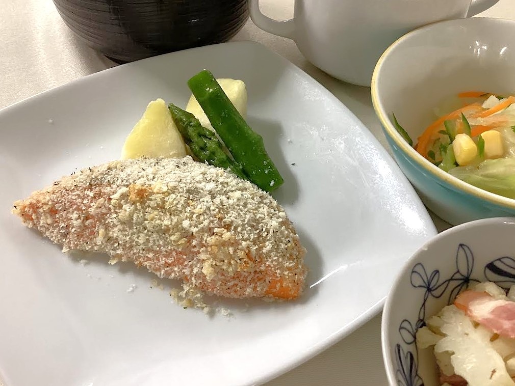 鮭のパン粉焼き