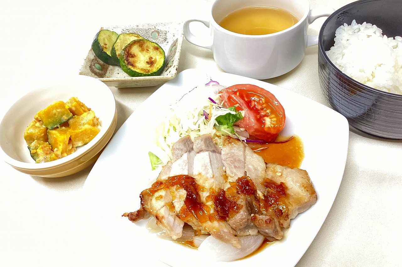 豚肉のマーマレード焼き