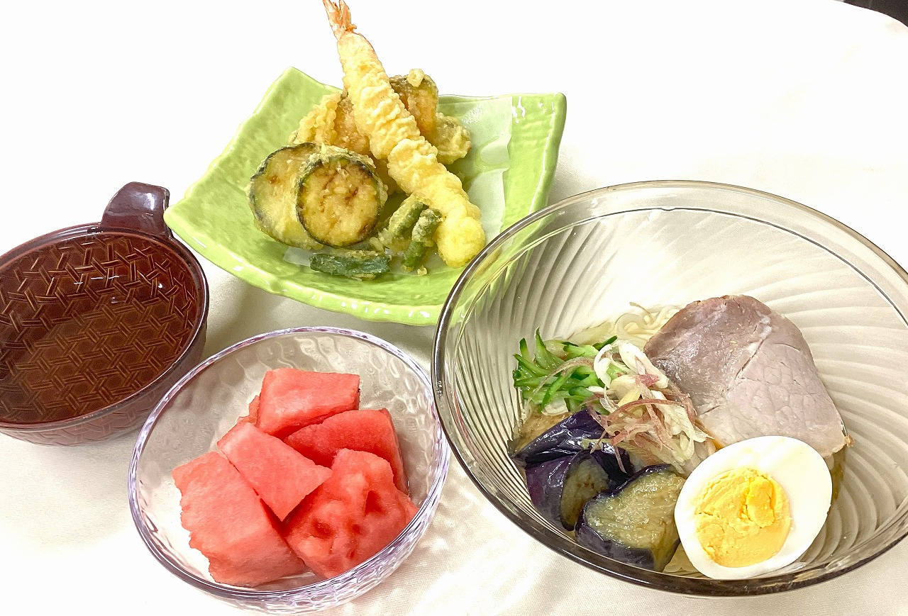 そうめん～盛岡冷麺風～