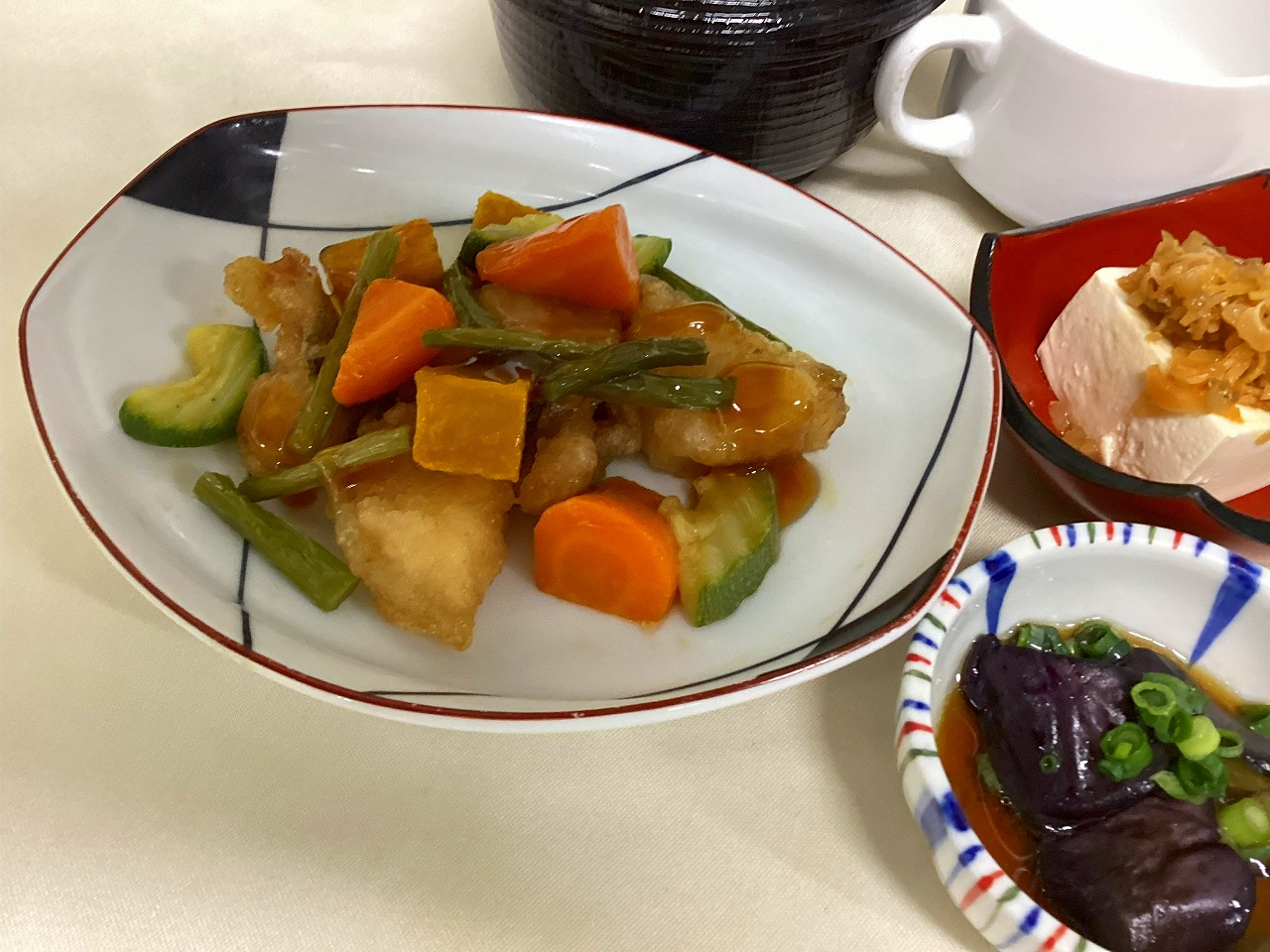 鱈の甘酢炒め