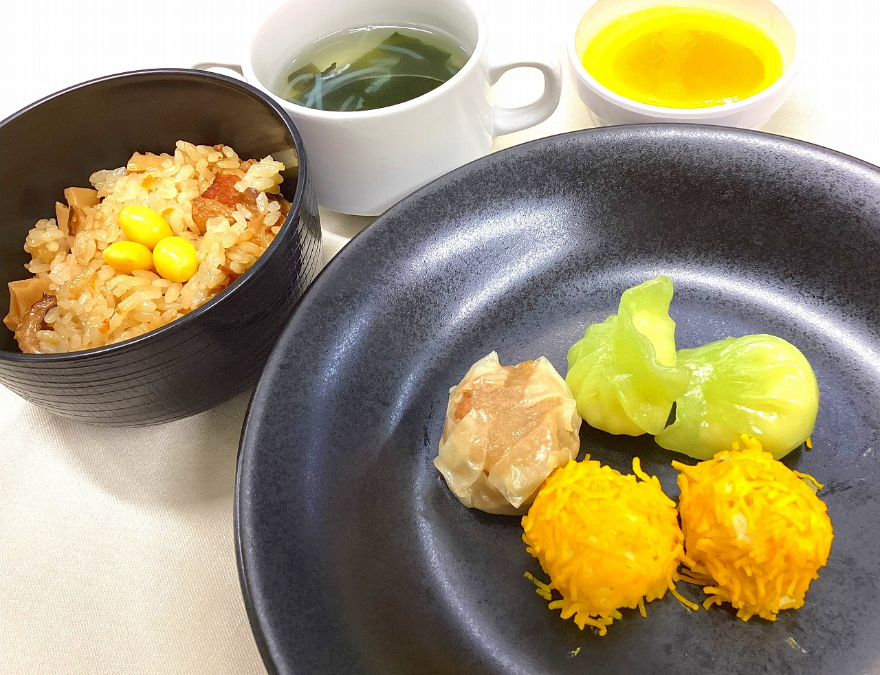 中華おこわ風ごはん　飲茶セット