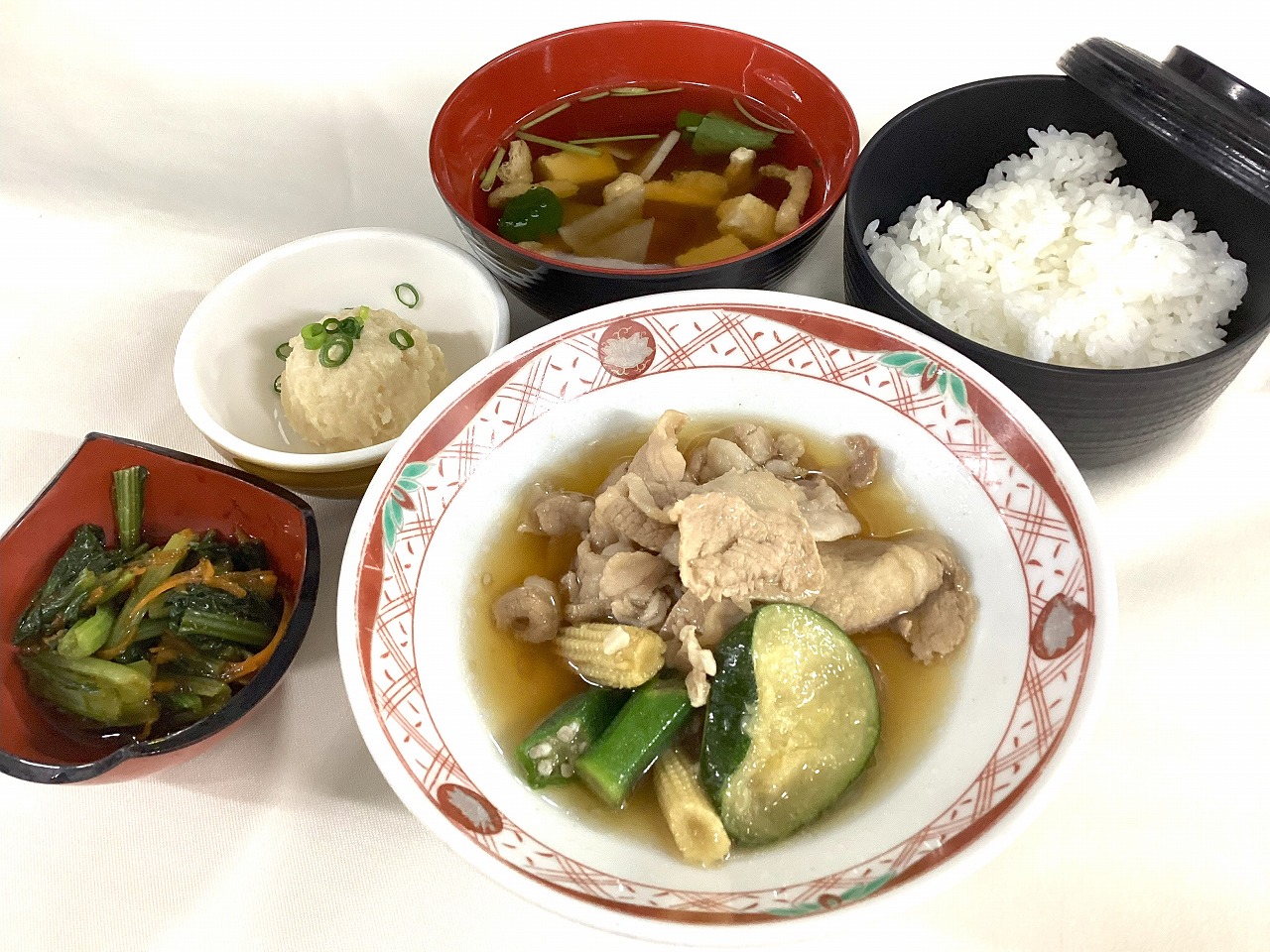 豚肉と野菜の煮浸し