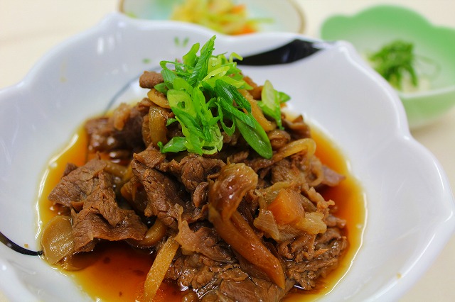 牛肉と舞茸の時雨煮