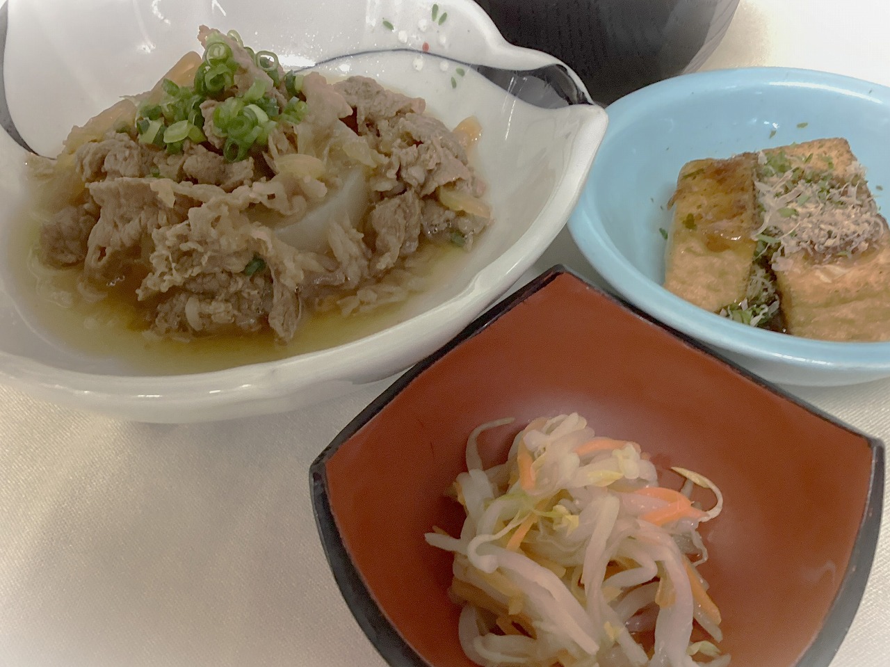 甘辛牛肉と大根の出汁かけ