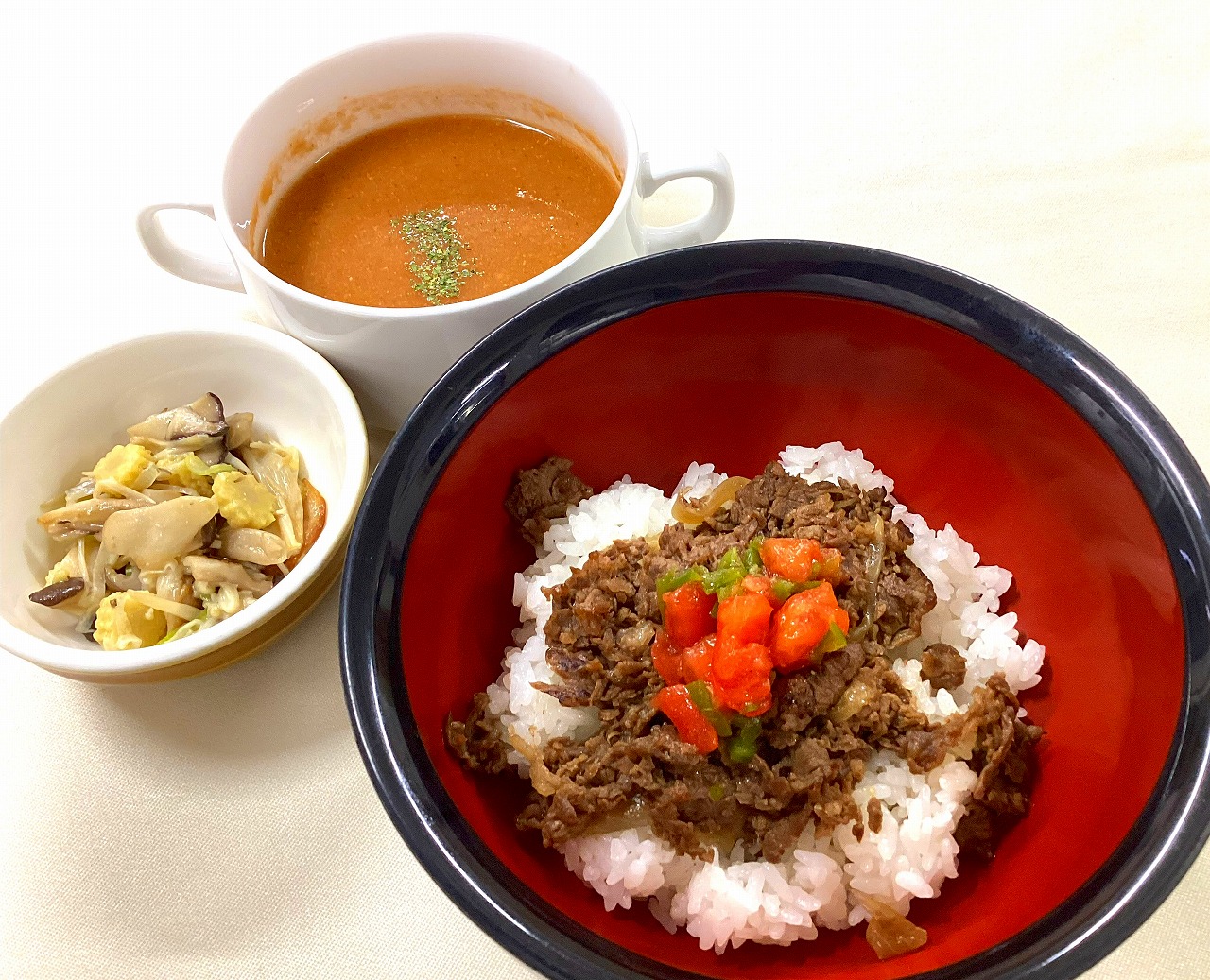 シュラスコ丼風