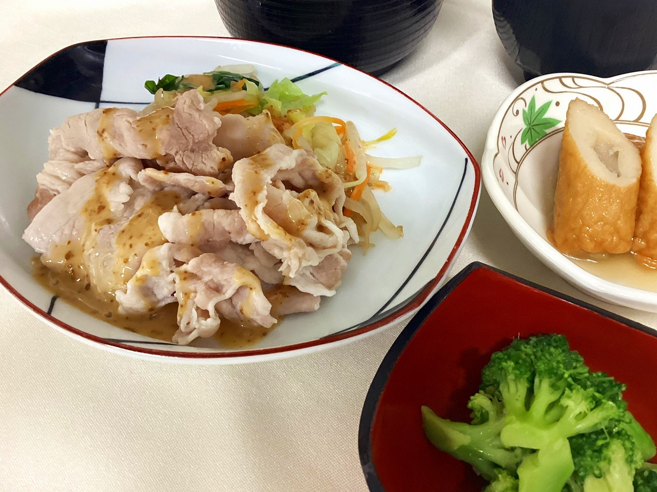 豚肉の温しゃぶ