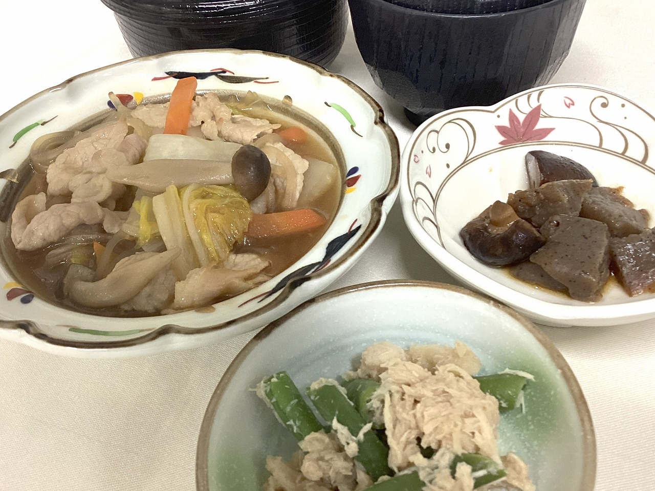 豚肉とマロニーの旨煮