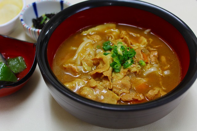 豚肉のカレーうどん