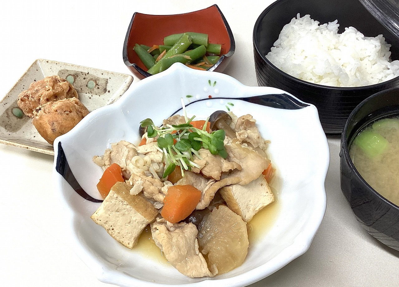 豚肉と厚揚げの甘辛煮