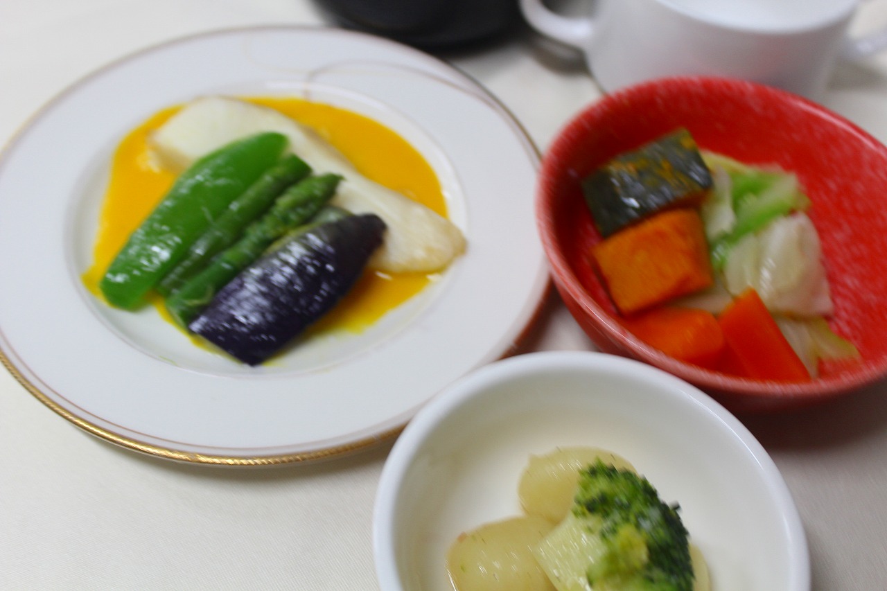 カレイのパンプキンソース