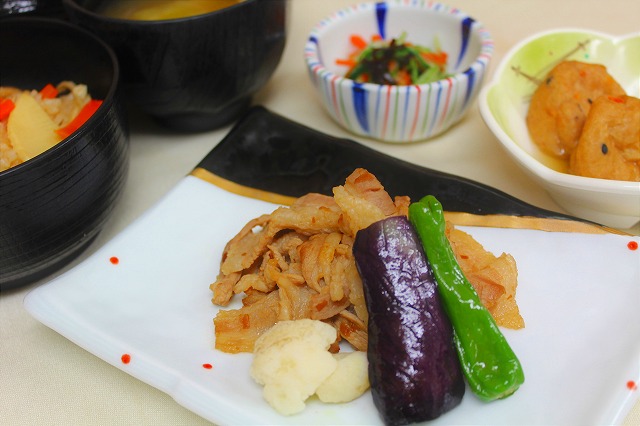 豚肉の梅焼き