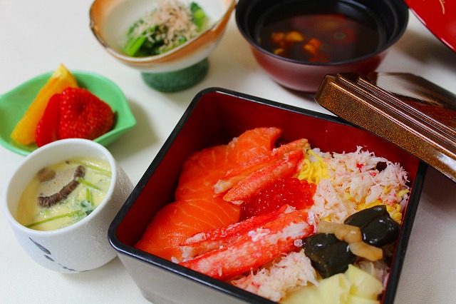 フェア食「駅弁・たらば寿司」