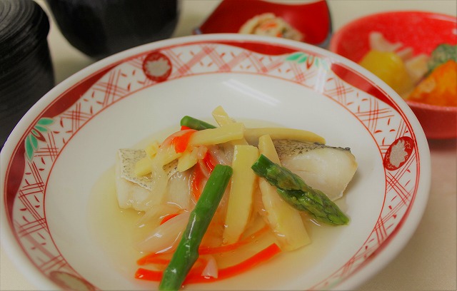 鱈の野菜あんかけ