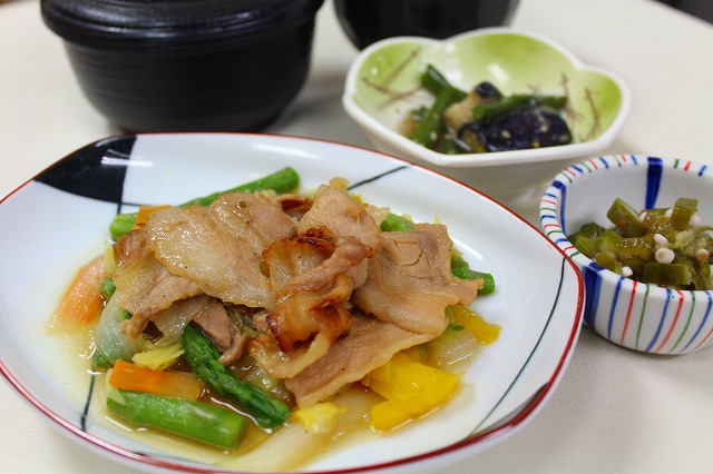 豚肉と春野菜の炒め物