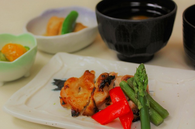 鶏肉の味噌焼き