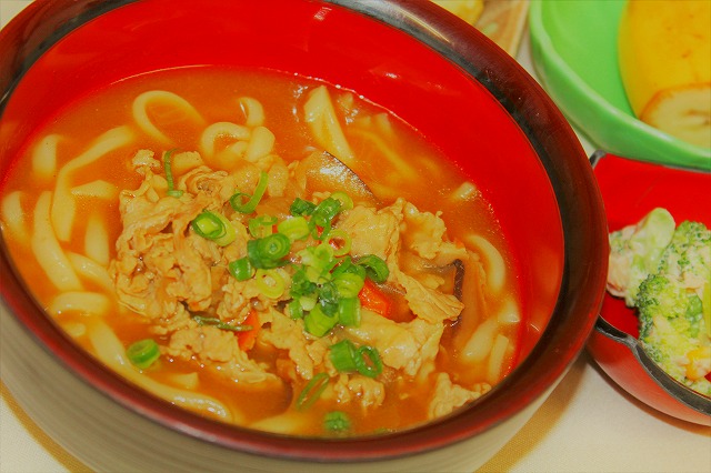 豚肉のカレーうどん