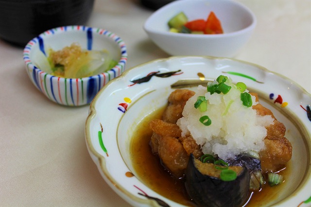 鶏肉の揚げ出し風