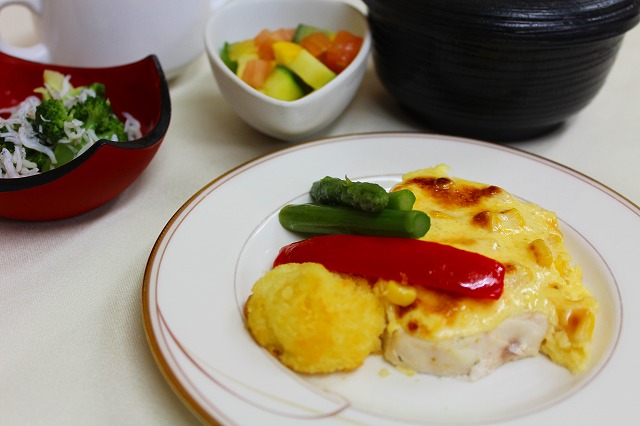 メカジキのマヨコーン焼き