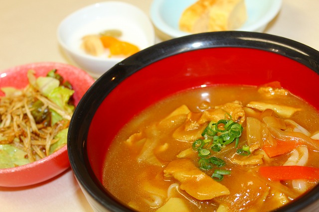 豚肉のカレーうどん