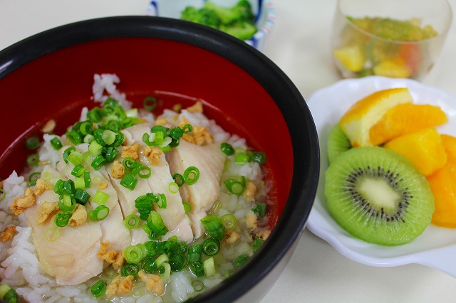 鶏肉の台湾粥風