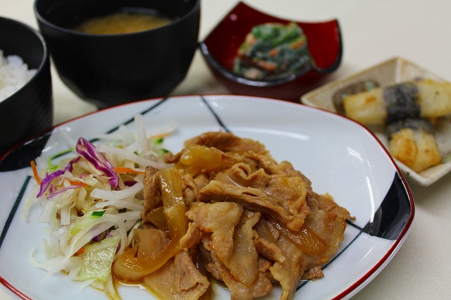 豚肉の生姜焼き