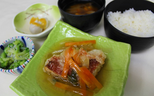 赤魚の野菜あんかけ