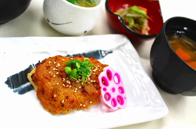 メカジキの葱味噌焼き