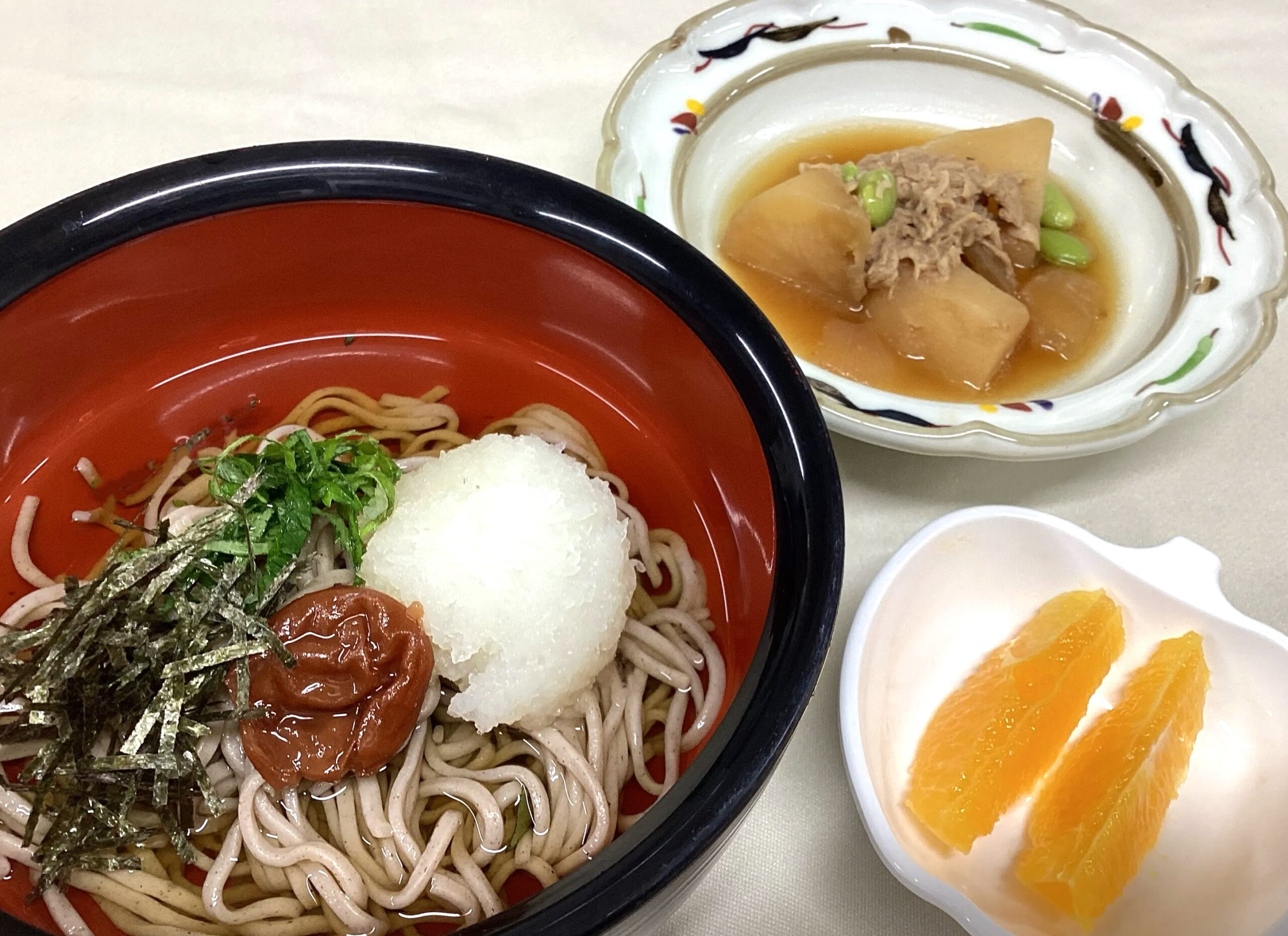 梅おろしそば
