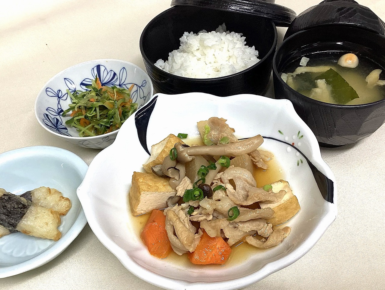豚肉と厚揚げの甘辛煮