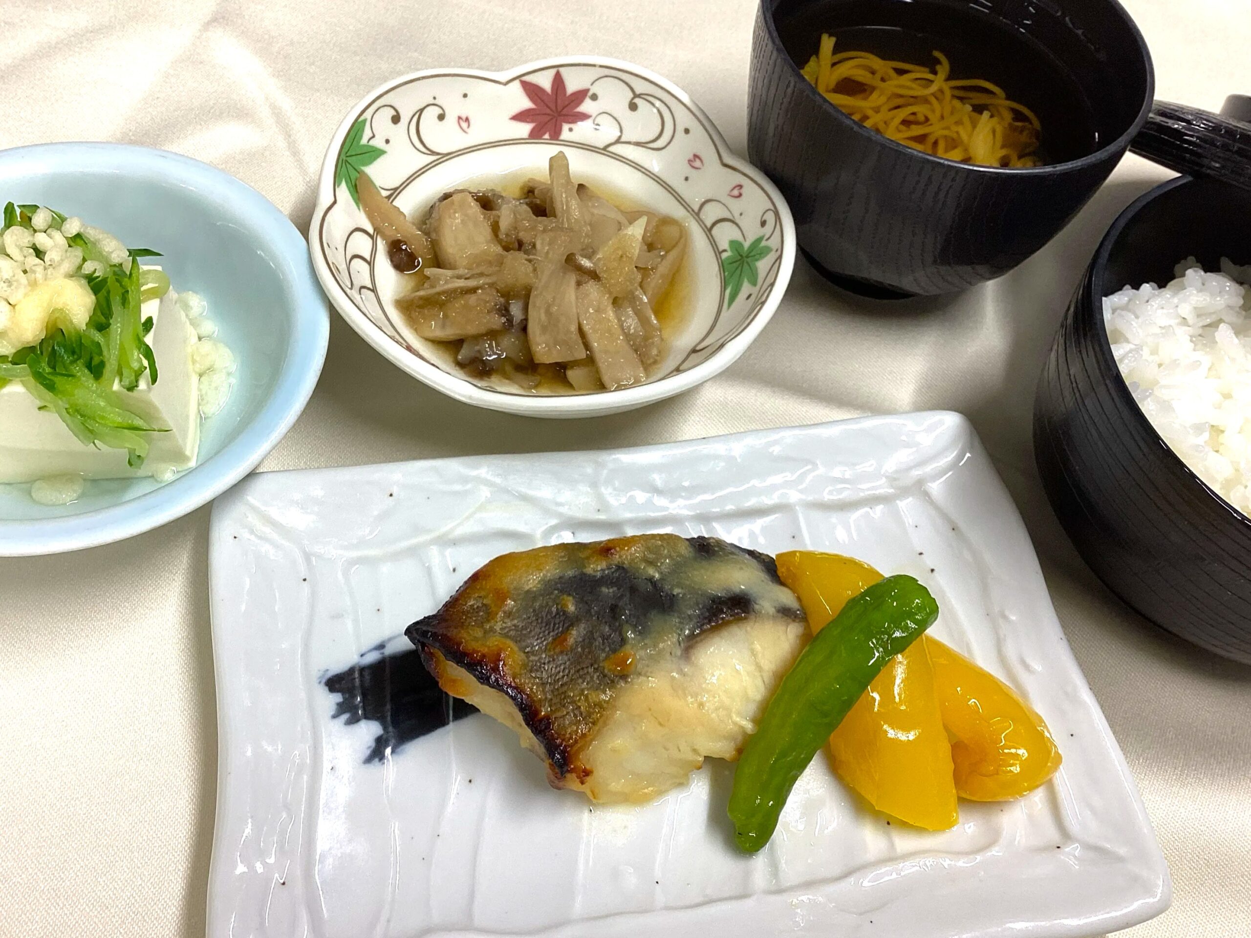 銀鱈の西京みそ焼き