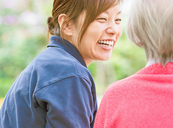 ゆうらいふが大切にしているもの、それは「ご入居者の笑顔」「ご家族の笑顔」
  それを支える「スタッフの笑顔」です。