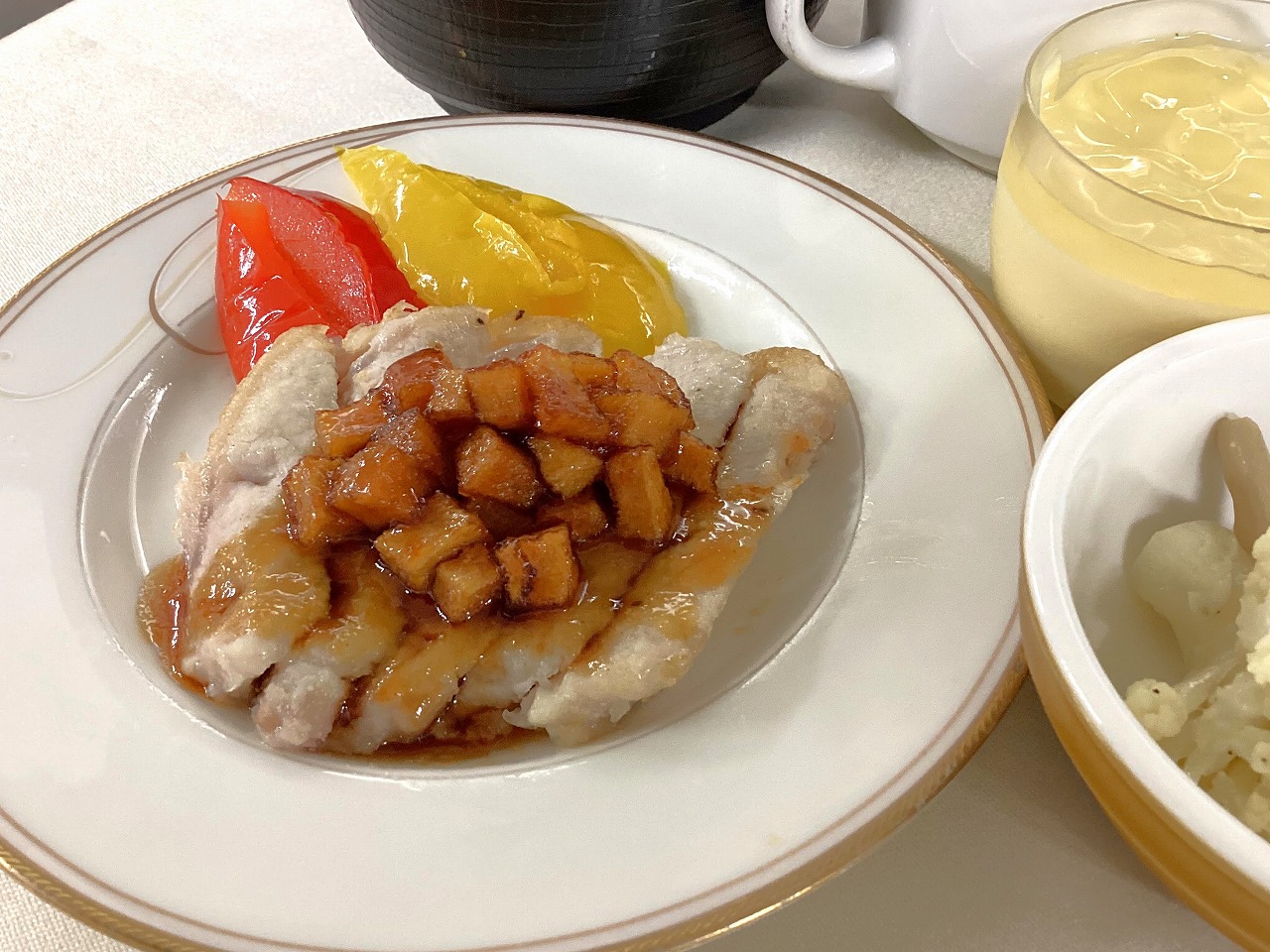 ポークステーキアップルソース