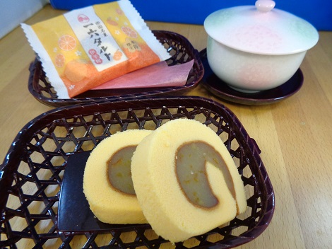 フェアおやつ～一六タルト伊予柑味～
