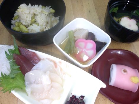 端午の節句御膳～お刺身・筍ご飯～