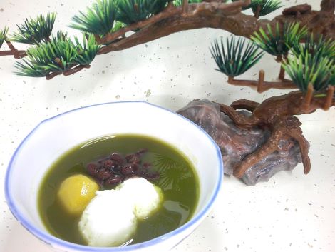 フェアおやつ～冷やし抹茶ぜんざい～