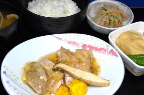 鶏肉の葱ダレかけ