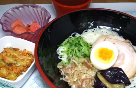 そうめん～盛岡冷麺風～