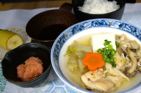 鶏肉の水炊き