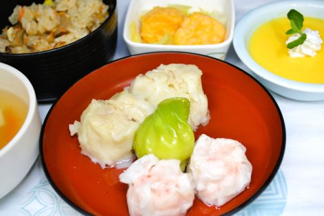 中華風炊き込みご飯＆飲茶