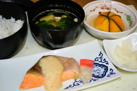 荒巻鮭の粕漬け焼き