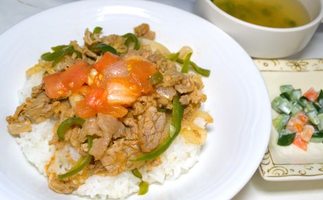 シュラスコ丼風